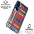 Red and Blue Plaid Galaxy S25 Clear Case